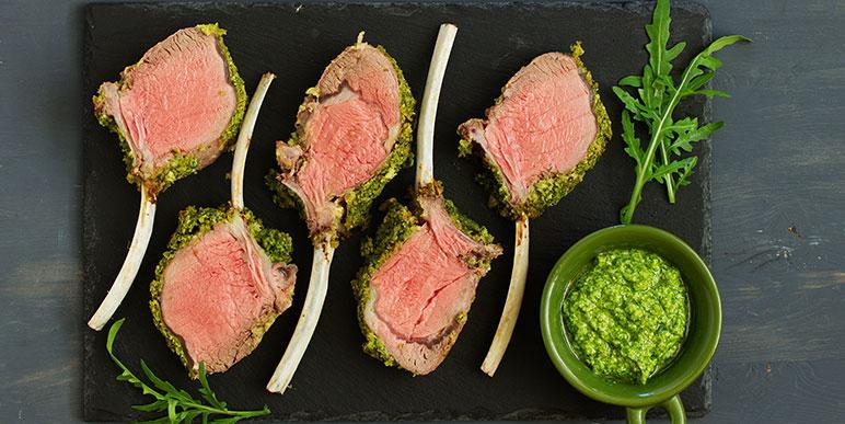 Rack of Lamb and Mint