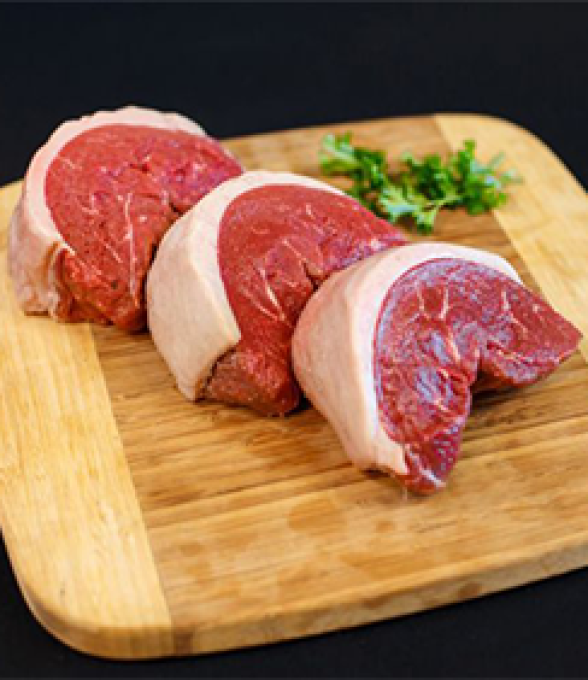 Angus Sirloin Cap Fat On Steak “Picanha Steaks"