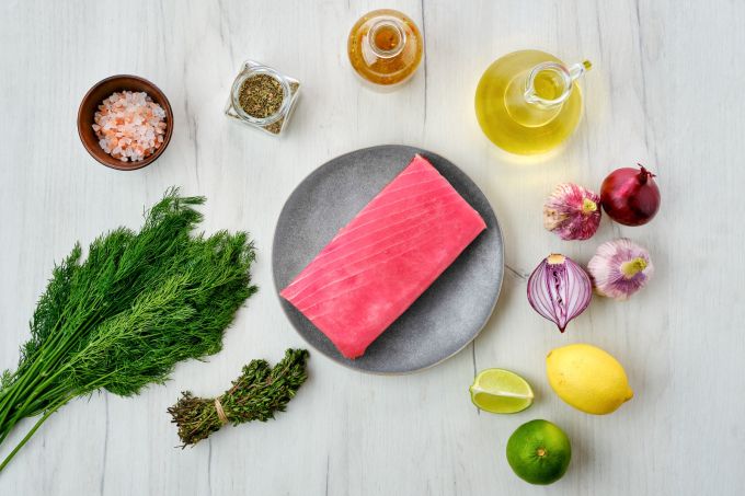 Tuna Saku Block Sushi Grade