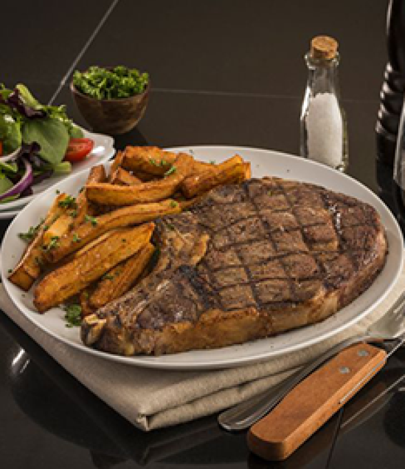 Sterling Silver Premium Dry Aged Bone-In Rib Steak