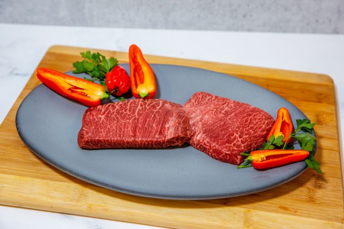 flat iron steaks, wagyu