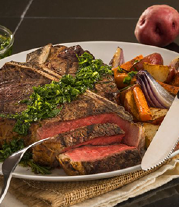 Sterling Silver Premium Porterhouse Steak Buy Any Set & Get 4 Wagyu Top Sirloin 8oz Free