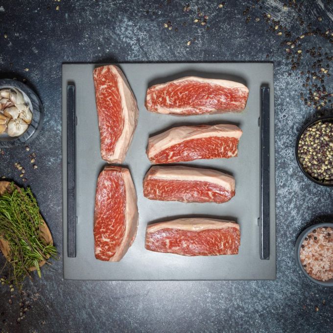 Wagyu Sirloin Fat On Steak Picanha