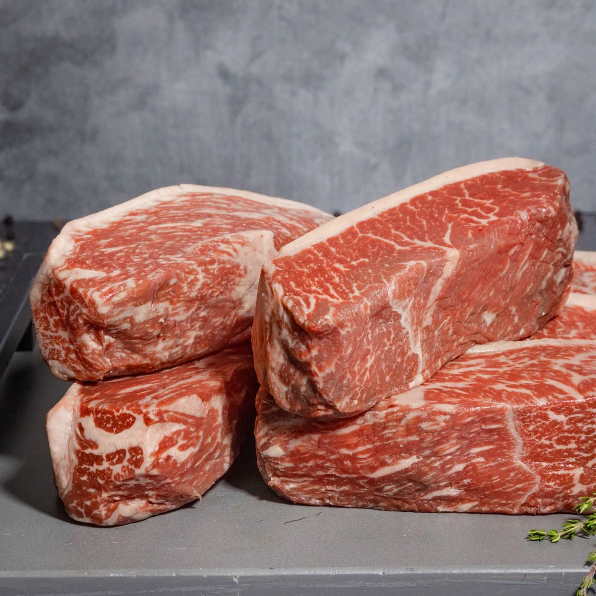 Wagyu Sirloin Fat On Steak “Picanha” BMS 8-9 | Grand Western Steaks