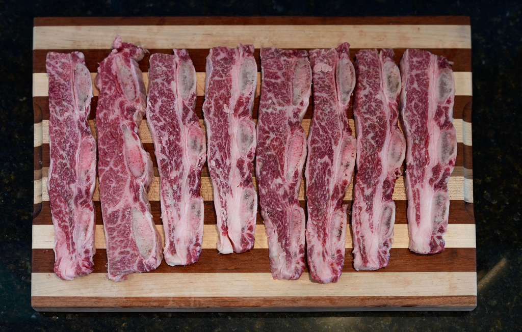 【grated yam】TW × Needles　Side Cut Rib American Wagyu Short Ribs Thin Sliced Emerald 6-7 | Grand Western