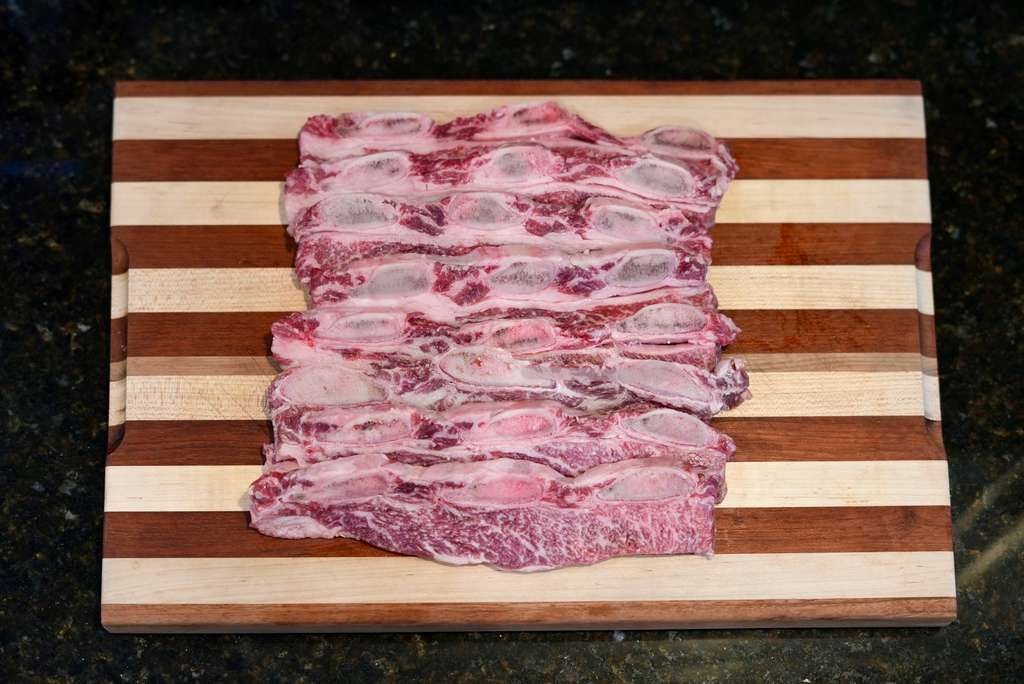 American Wagyu Short Ribs Thin Sliced Emerald 6-7 | Grand Western